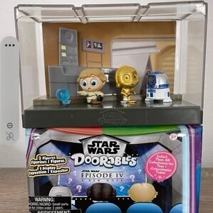 Star Wars DOORABLES Movie Moments w/ Luke R2-D2, and C-3PO **NEW**